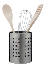 Soren Brushed Stainless Steel Cutlery Caddy
