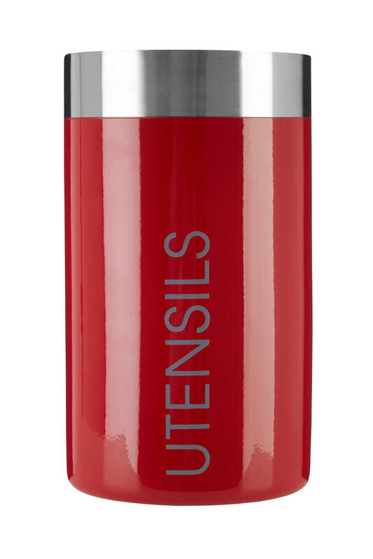 Liberty Red Enamel Utensil Holder