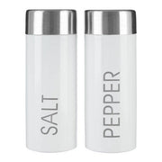 Liberty White Enamel Salt And Pepper Set