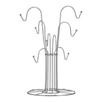 Helix Chrome 8 Cup Mug Tree