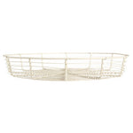 Cream Wire Bread Basket