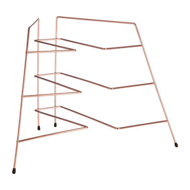 Rowan Copper Plated Corner Plate Rack