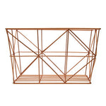 Vertex Copper Finish Tapered Wire Basket