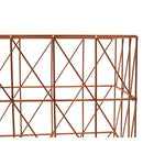 Vertex Copper Finish Cross Design Wire Basket
