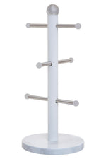 Easton Marble Effet and Silver Mug Tree