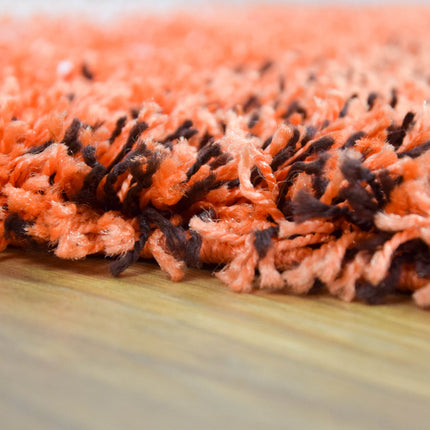 Orange Blend Thick Shaggy Rug - California