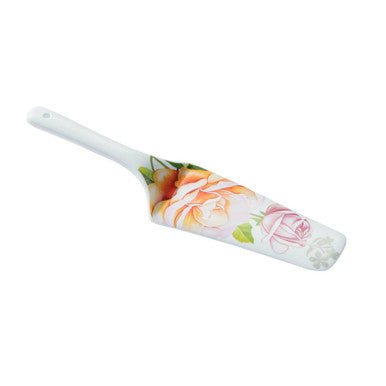 Peach Rose Cake Slice