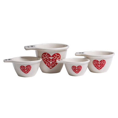Lola Set of 4 Heart Measuring Cups
