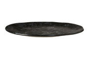 Hygge Black Marble Effect Pizza Plate