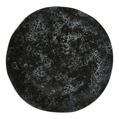 Hygge Black Marble Effect Pizza Plate