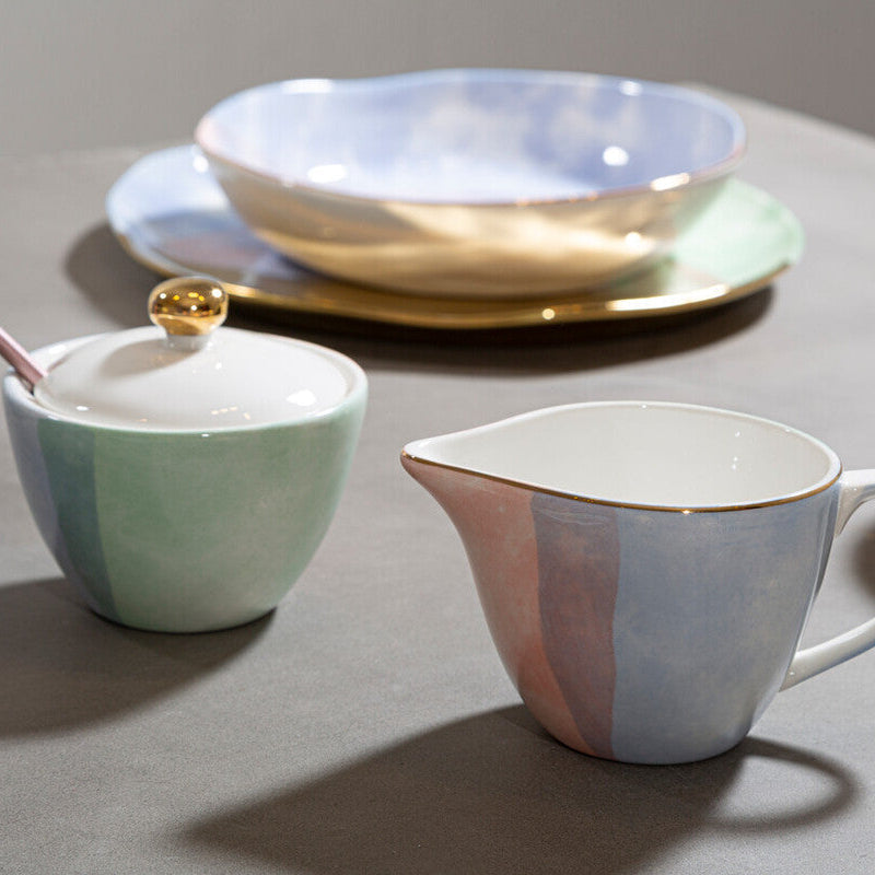 Colour Of Paradise Sugar Pot And Creamer