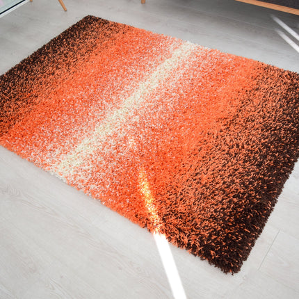 Orange Blend Thick Shaggy Rug - California