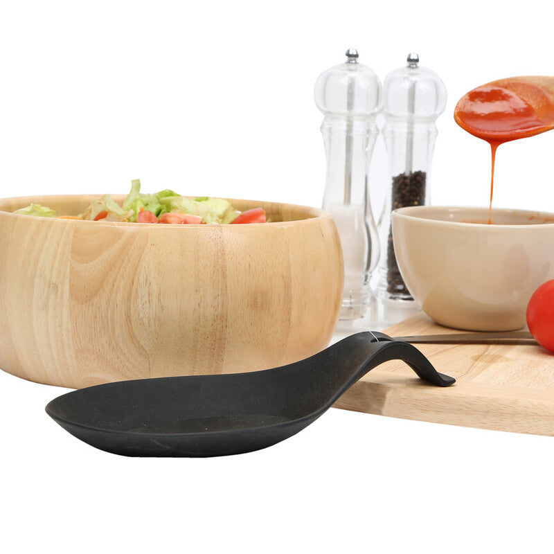 Zing Black Silicone Spoon Rest