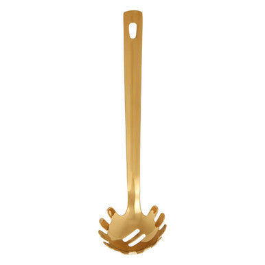 Freya Gold Finish Spaghetti Spoon
