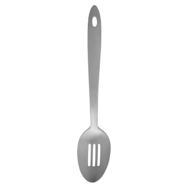 Hera Brushed Stainless Steel Slotted Spoon
