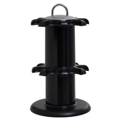 Luciano 2 Tier Black Spice Rack