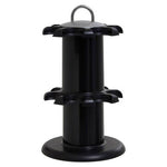 Luciano 2 Tier Black Spice Rack