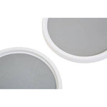 Romm Set Of 2 White And Grey Revolving Racks