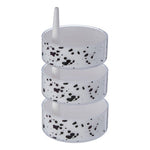 Rota 3Pc Speckled Plastic Rotary Storage Set