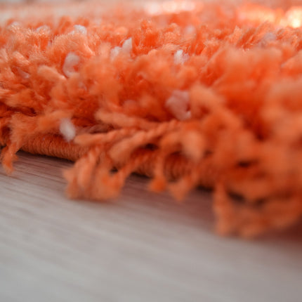 Orange Blend Thick Shaggy Rug - California