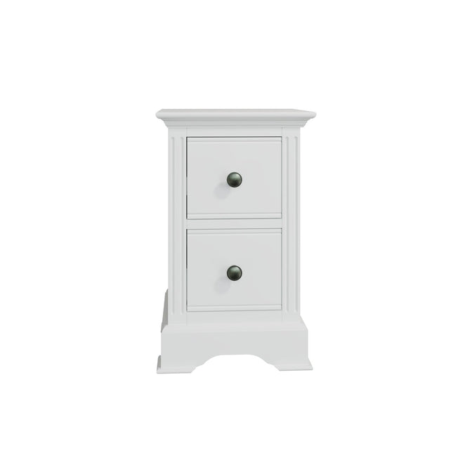 Amelia Small Bedside Table White