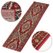 Red & Cream Traditional Medallion Stair Runner / Kitchen Mat - Texas (Custom Sizes Available)-5056150268659-Bargainia.com