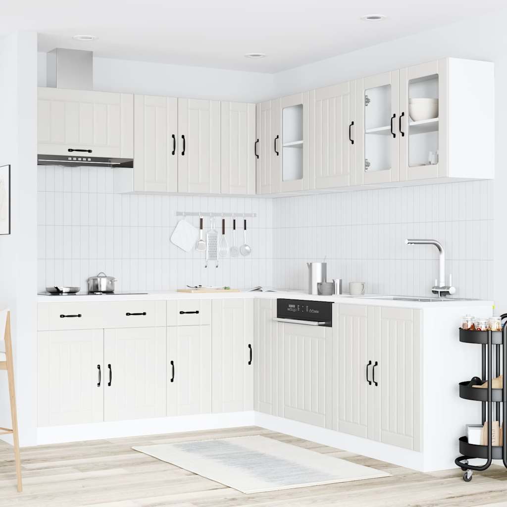 11 Piece Kitchen Cabinet Set Lucca White Engineered Wood - Bargainia.com - 8721158505293 - 3314921