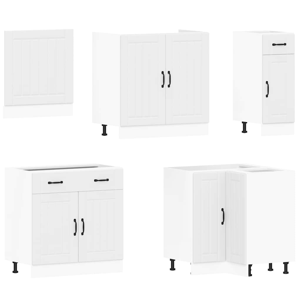 11 Piece Kitchen Cabinet Set Lucca White Engineered Wood - Bargainia.com - 8721158505293 - 3314921