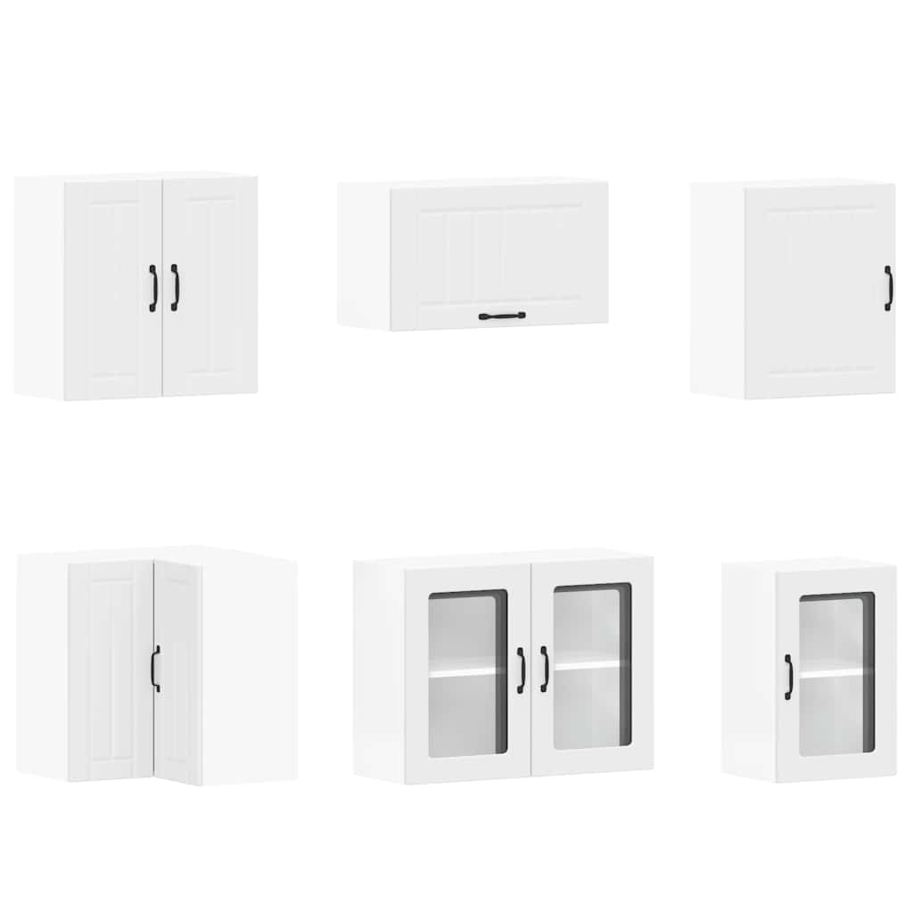 11 Piece Kitchen Cabinet Set Lucca White Engineered Wood - Bargainia.com - 8721158505293 - 3314921