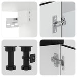 11 Piece Kitchen Cabinet Set Porto Black Engineered Wood - Bargainia.com - 