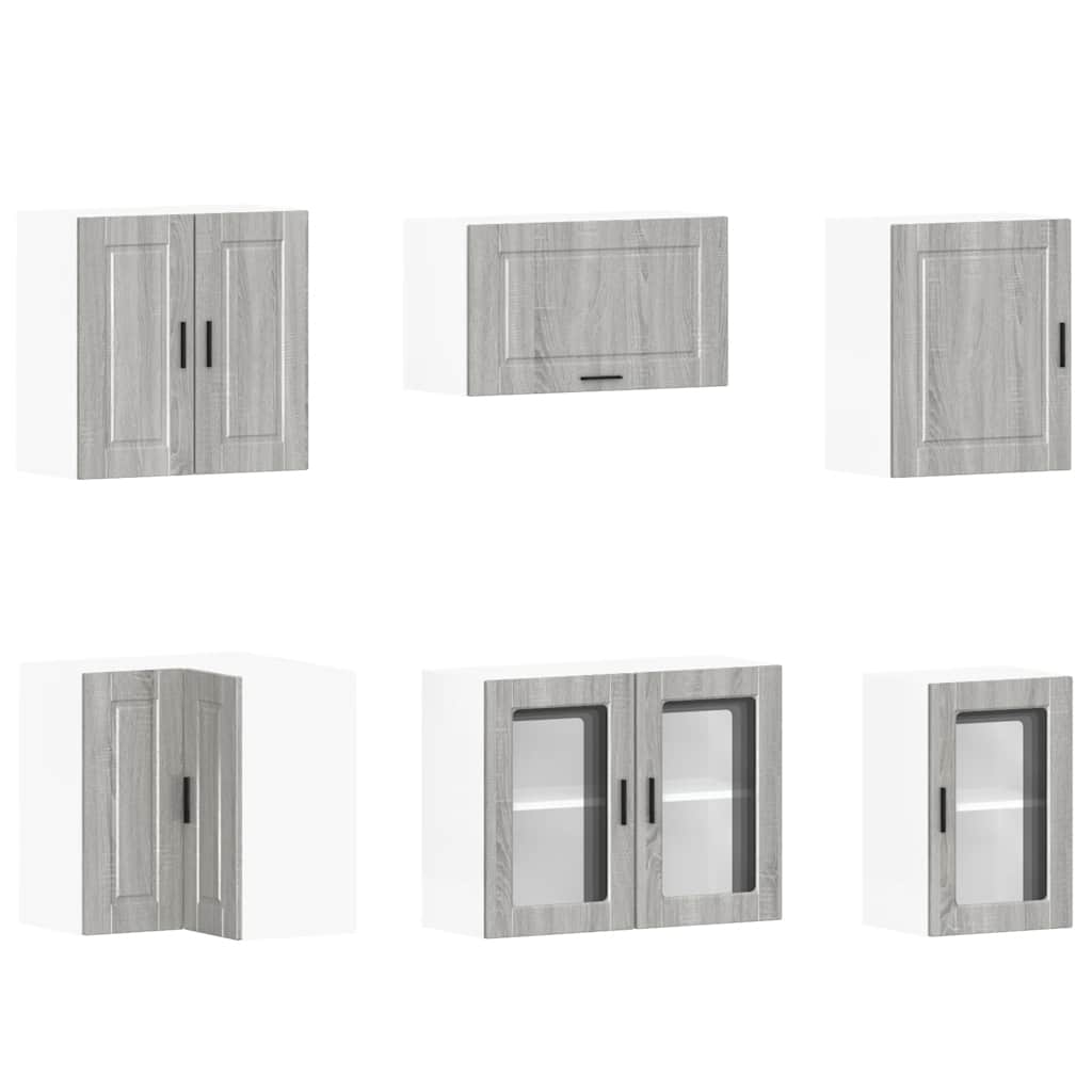 11 Piece Kitchen Cabinet Set Porto Grey Sonoma Engineered Wood - Bargainia.com - 8721158505453 - 3314937