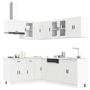 11 Piece Kitchen Cabinet Set Porto White Engineered Wood - Bargainia.com - 8721158505095 - 3314901