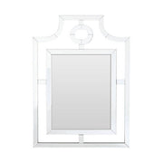 Nicolette Cut Out Design Silver Wall Mirror
