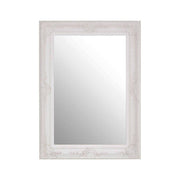 Brussels Baroque Rectangular Antique White Wall Mirror
