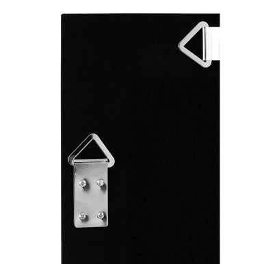 Hawthorne Antique White Finish Wooden Grid Wall Mirror