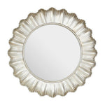 Adelere Champagne Finish Scallop Wall Mirror