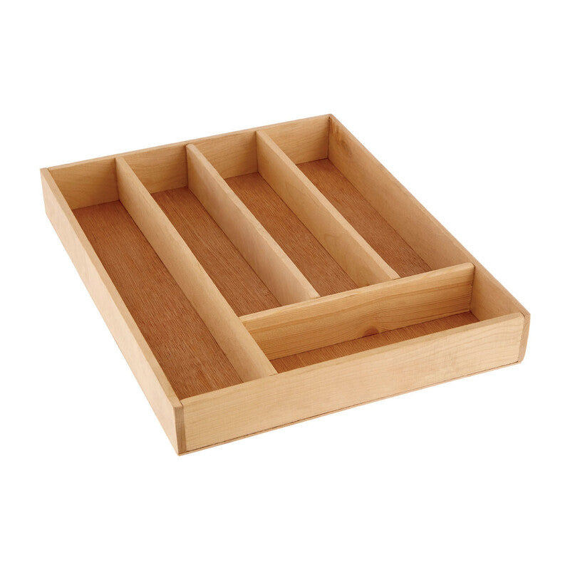 Birchwood 5 Compartment Cutlery Tray