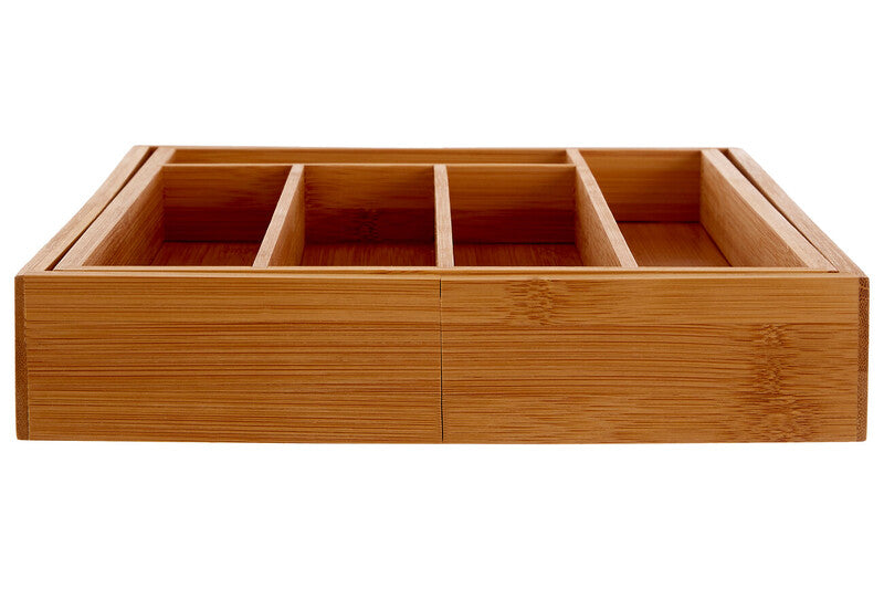 Aleki Bamboo Expandable Small Cutlery Tray