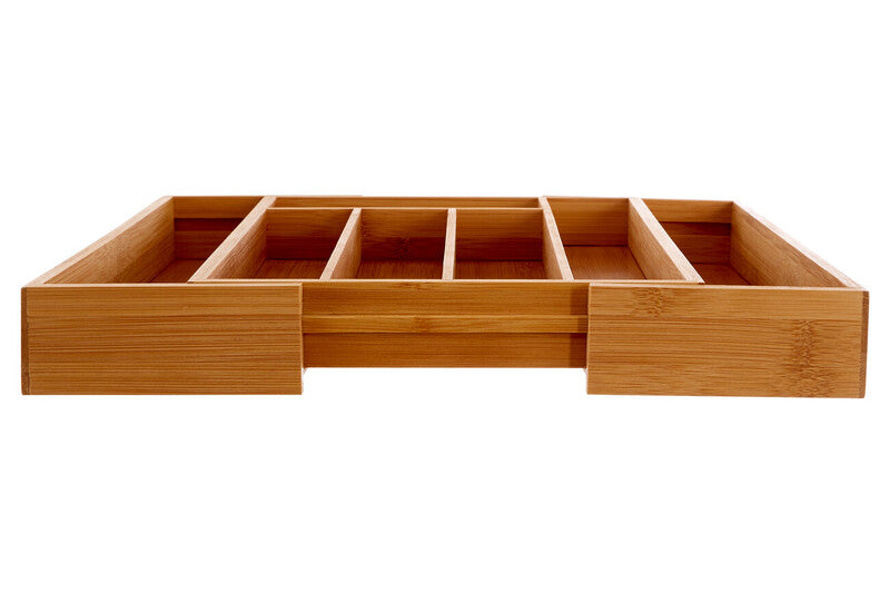 Aleki Bamboo Expandable Small Cutlery Tray