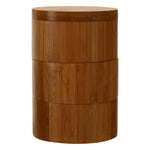 Bessan Bamboo Natural Cylindrical Storage Set
