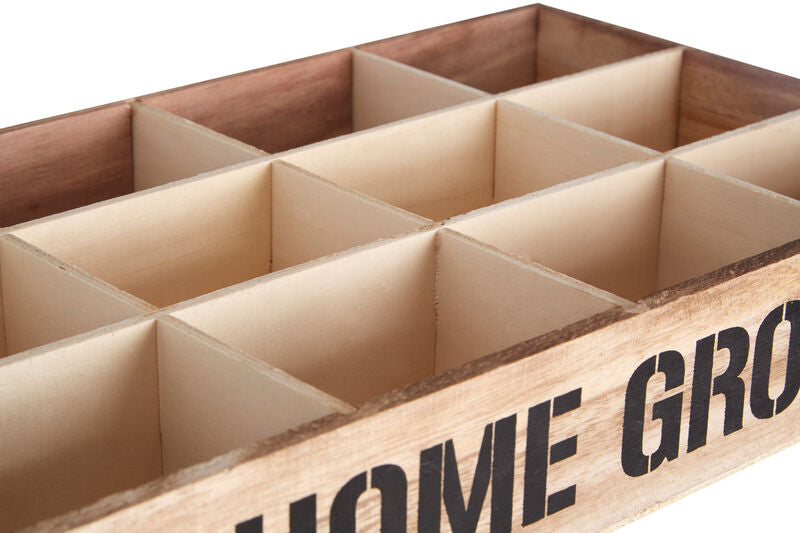 Naresso 12 Compartments Herbs & Seed Crate