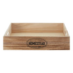 Naresso Natural Wood Homestead Storage Crate