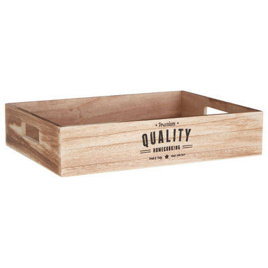 Naresso Natural Wood Premium Quality Storage Crate