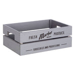 Naresso Grey Wood Set of 3 Provision Crates
