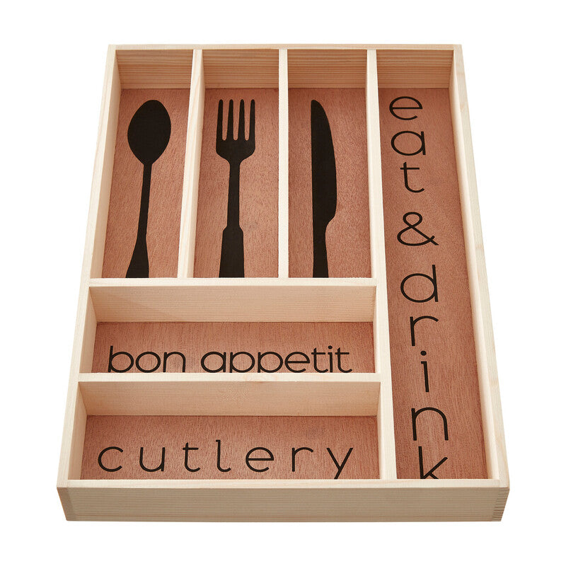 Bessan Wooden Modern Design Cutlery Tray