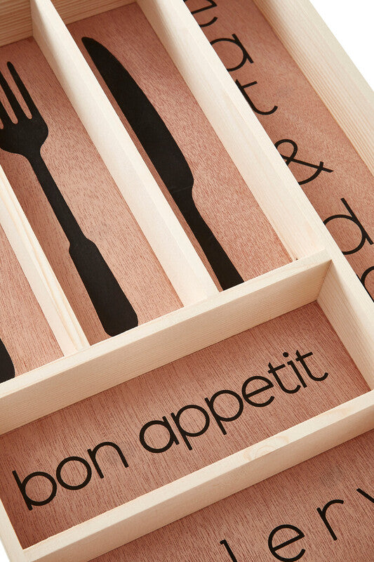 Bessan Wooden Modern Design Cutlery Tray