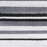 Grey Lines Striped Runner Rug | Hessian Backed Flexible Stair & Hallway Carpet Runner