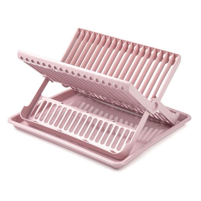 Dish Drainer With Tray And Drip Tray - Assorted Colours-8414926438670-Bargainia.com