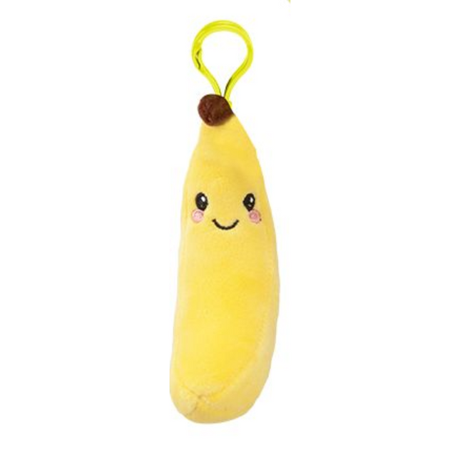 Softlings Foodies Super Soft Fruity Plush Toys Clip On Key Rings