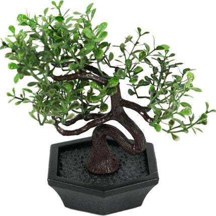 Mini Table Top Artificial Bonsai Tree In Pot 12cm-4038732022317-Bargainia.com